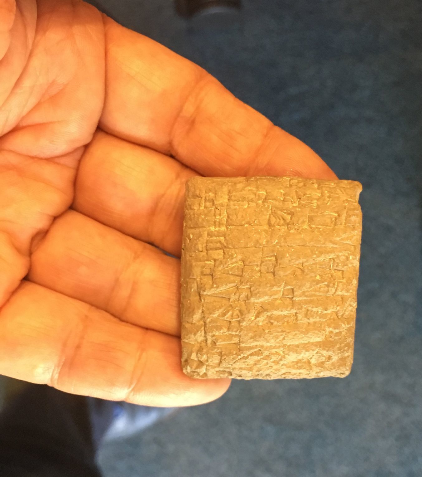 Cuneiform tablet, ca 2500 B.C.